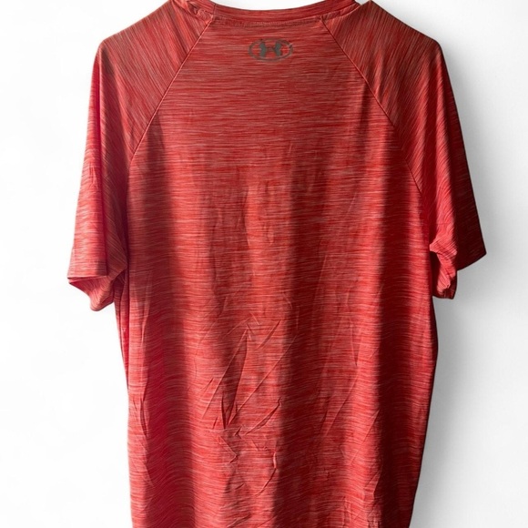 Under Armour Orange Short Sleeve Tee Soft Heathered Fabric​​ - Picture 3 of 3